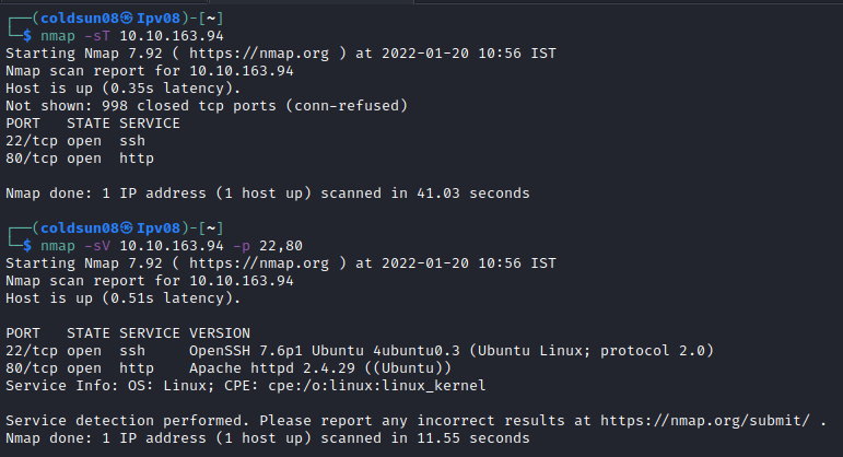 Nmap Result