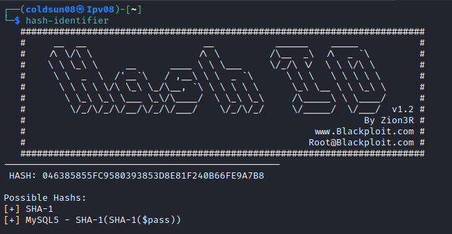 identifying hash