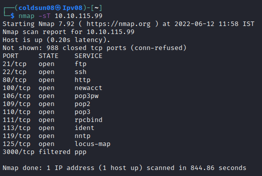 nmap scan