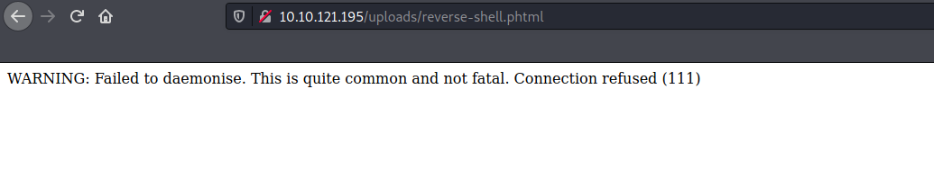 shell execution failed