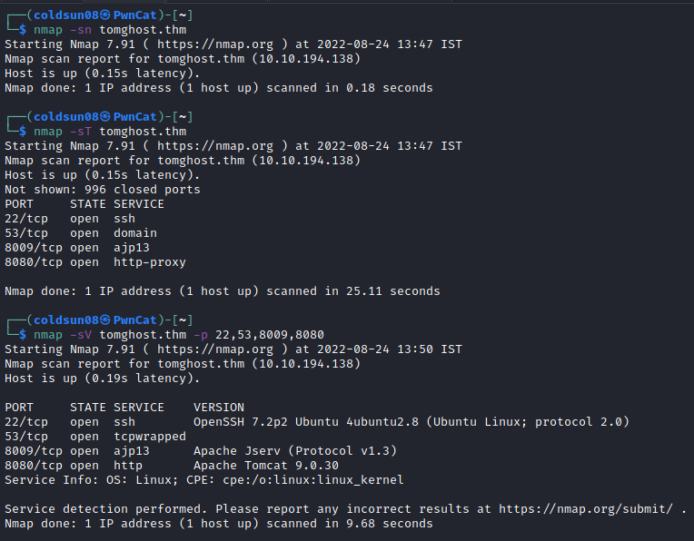 nmap scan